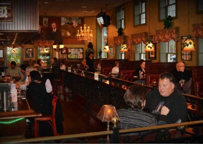 Bar seating area